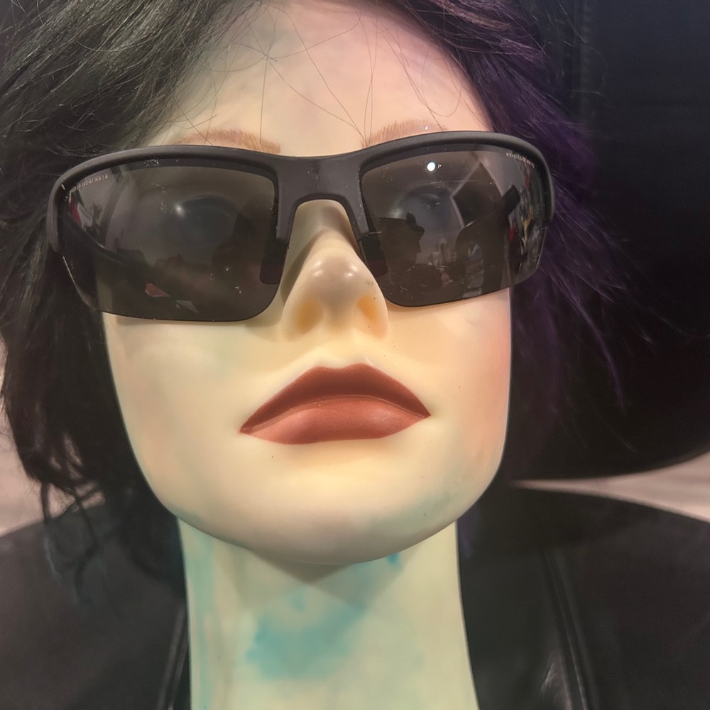 Wx Saint Black Rectangular Sunglasses - image 6